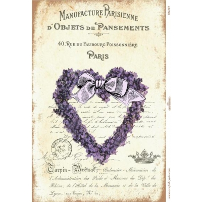 Декупажная карта 1867