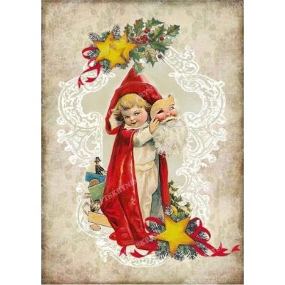 Декупажная карта 1306