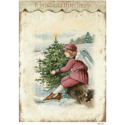 Декупажная карта 1878