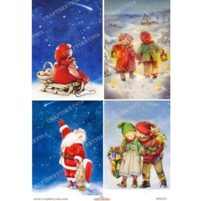 Декупажная карта 3478
