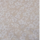 Ткань американский хлопок "Белые цветы на кремовом"   18606TWT
