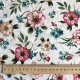  Ткань для рукоделия   Cream/Pink Peacock Florals   by Lisa Audit Collection