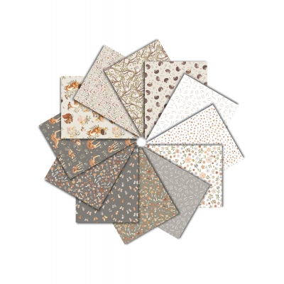 Набір тканин Dear Stella Fabrics Fat Quarter Count on Me, 12 відрізків