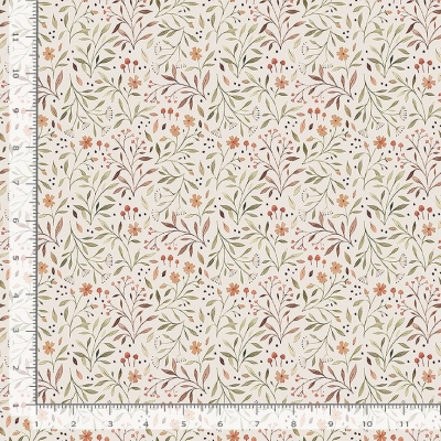 фото тканина dear stella fabrics taupe flora