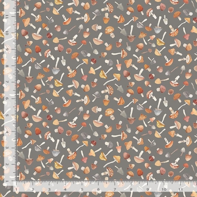 Тканина Dear Stella Fabrics Pewter Fungi
