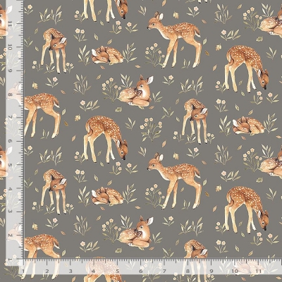 Тканина Dear Stella Fabrics Pewter Oh Deer