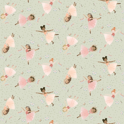 фото тканина dear stella fabrics return of the jete keep me on my toes meadow