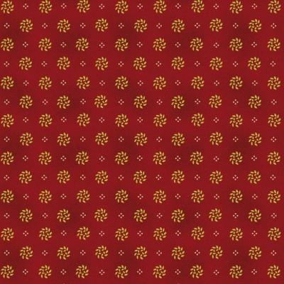фото  ткань для пэчворка red laurel wreaths