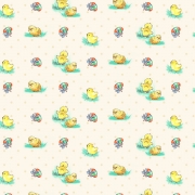 фото ткань для пэчворка   bunny tails   cream chick and egg 