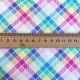 Ткань для пэчворка   Bunny Tails White Plaid