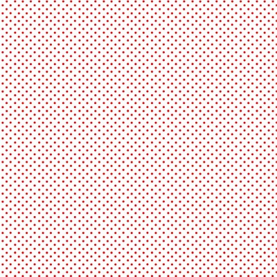 Тканина в горошок    Spot Red on White   by Makower 