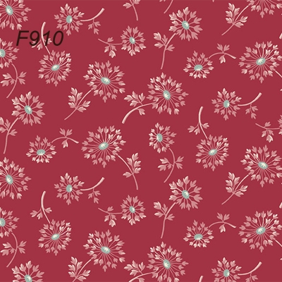 Ткань для пэчворка Super Bloom Dandelion Red Andover Fabrics