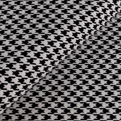  Ткань для рукоделия Чёрная гусиная лапка   8206M-J