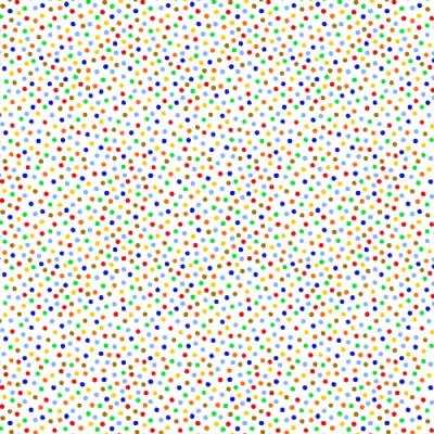фото тканина в горошок multi dots on white