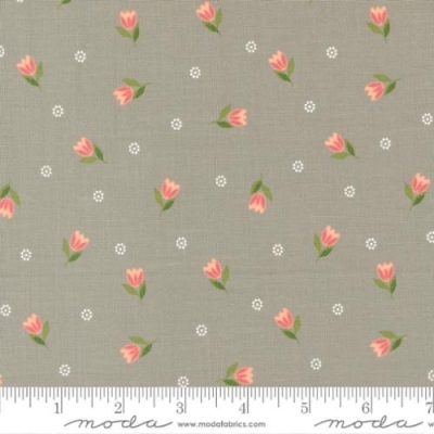 фото тканина bountiful blooms - stone 37662-20 by moda