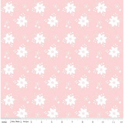 фото тканина pixie noel 2 floral pink