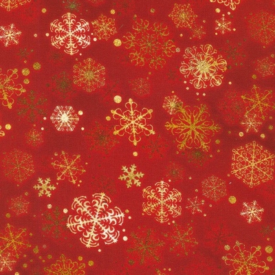 Тканина Festive Beauty - Kaufman 21197-3  Red 