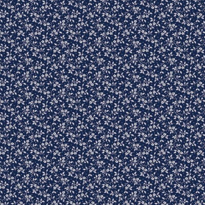  Ткань американский хлопок Vines Navy by Riley Blake