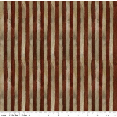 Тканина Riley Blake Bright Stars Stripes Red