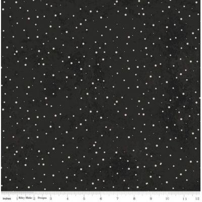 Тканина Kringle Polka Dots Charcoal 