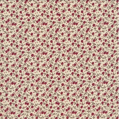 фото  ткань для пэчворка seeds of glory vines red
