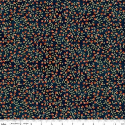 Тканина Riley Blake Stitchy Birds - Vines Midnight