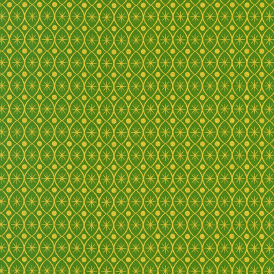 фото тканина holiday flourish 15 geometric green w/metallic