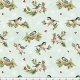 Тканина CHICKADEES ALL OVER MINT GREEN