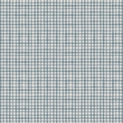 фото  ткань для рукоделия grey blue gingham
