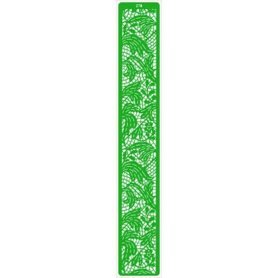 Трафарет клейовий 278   10х60cm