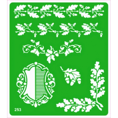 Трафарет клейовий  253   22х25см