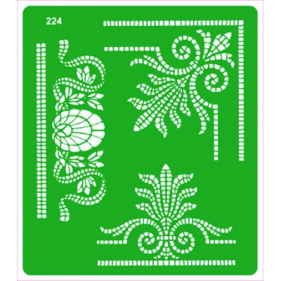 Трафарет клейовий 224   22х25см